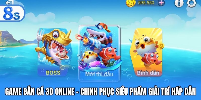 game bắn cá 3D online